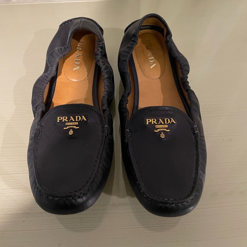 Women’s Authentic Leather Prada Loafers